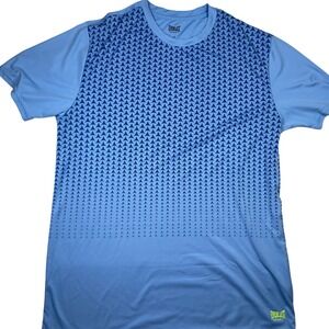 Everlast Sport L/G Blue Athletic‎ Wicking T-Shirt Star Graphic Men's